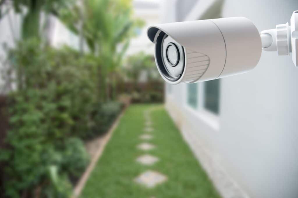 Outdoor camera as a home security solution