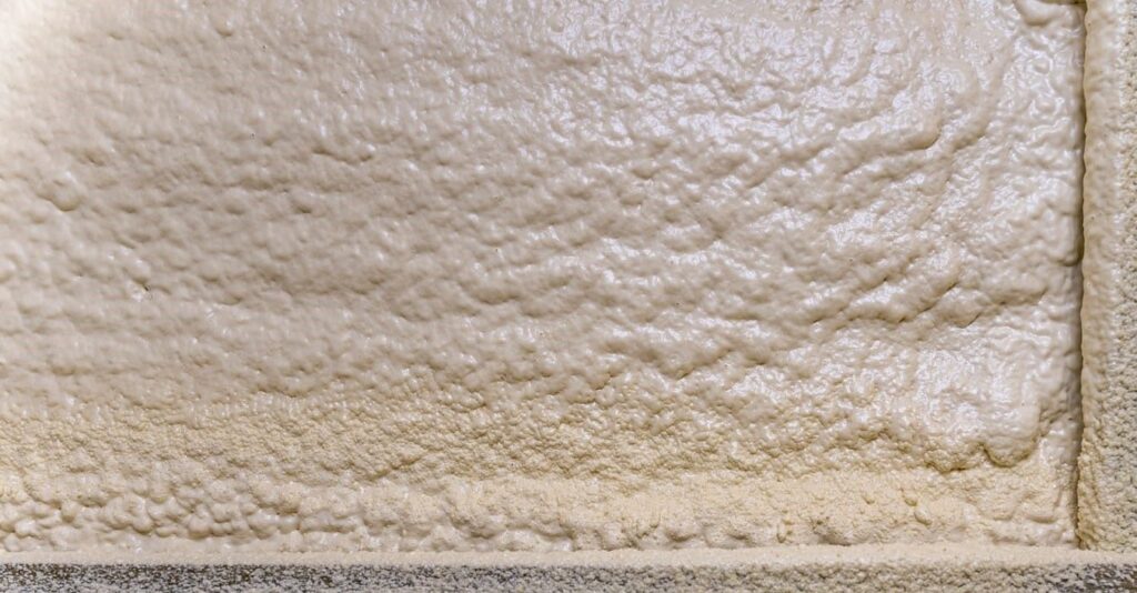 High density polyurethane foam insulation