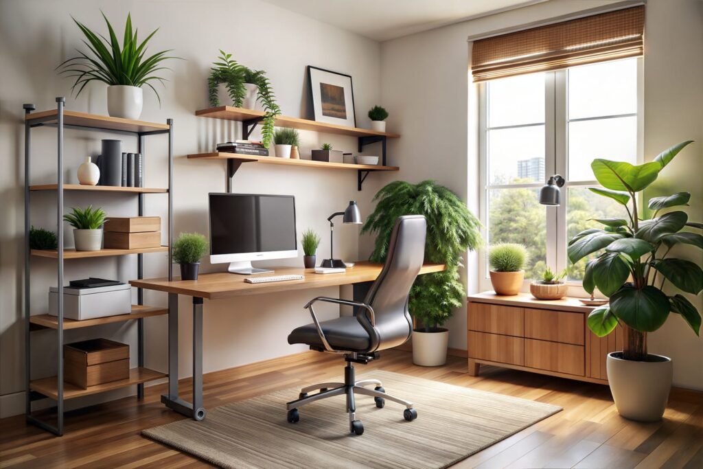 office space utilising natural light