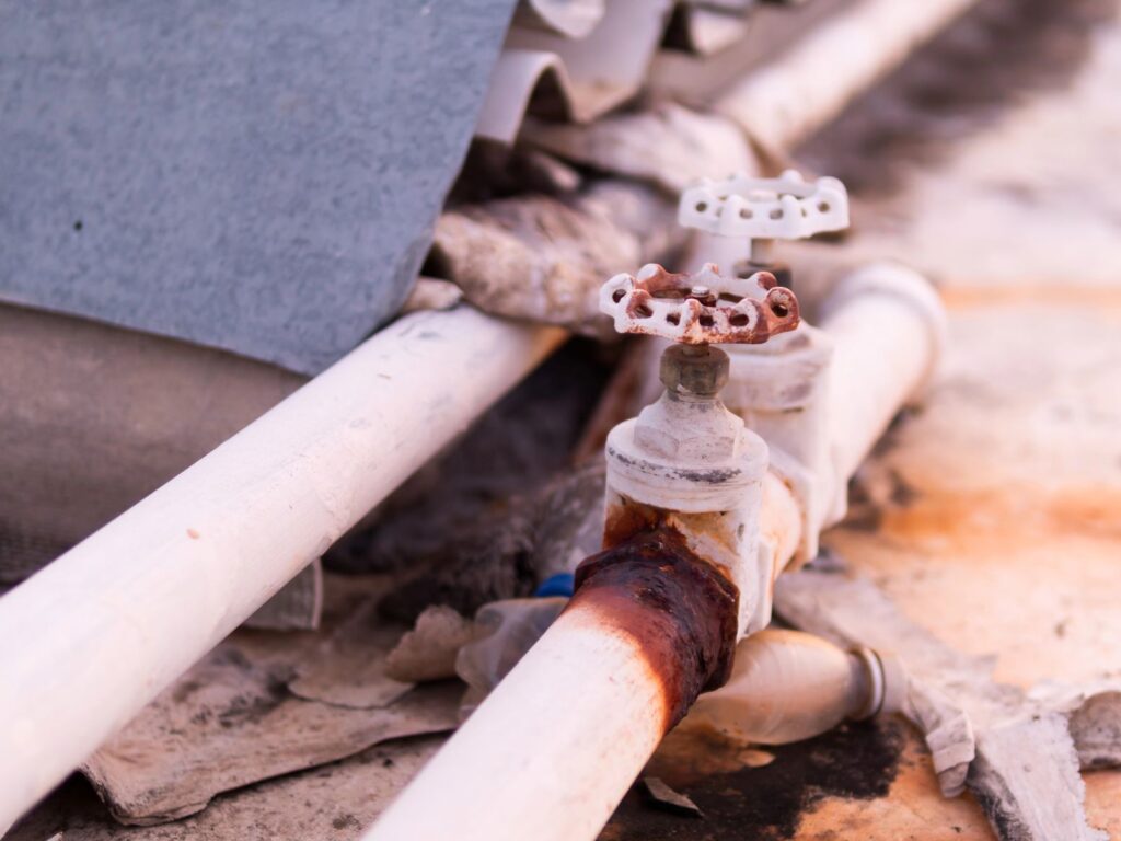 old plumbing system